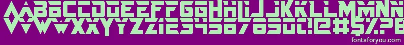 JustInTheFirestorm Font – Green Fonts on Purple Background