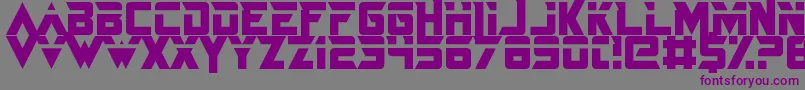 JustInTheFirestorm Font – Purple Fonts on Gray Background