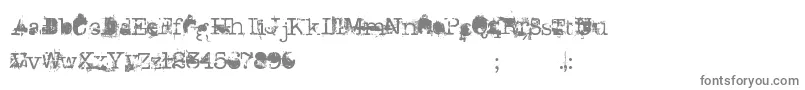 DonGiovanni Font – Gray Fonts on White Background