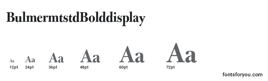 BulmermtstdBolddisplay Font Sizes
