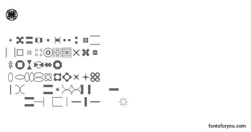 Шрифт Linotypemodulo – алфавит, цифры, специальные символы