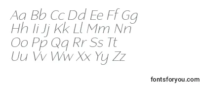 Review of the RobagaRoundedThinItalic Font