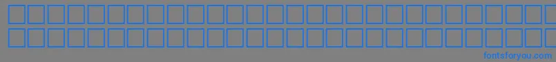 Шрифт Mathsymbols1 – синие шрифты на сером фоне