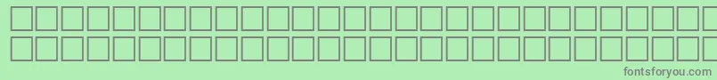 Шрифт Mathsymbols1 – серые шрифты на зелёном фоне