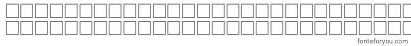 フォントMathsymbols1 – 白い背景に灰色の文字