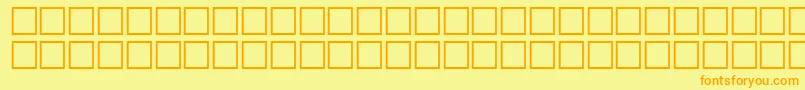 Mathsymbols1 Font – Orange Fonts on Yellow Background