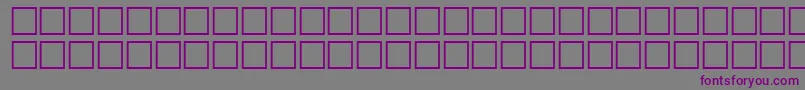 Czcionka Mathsymbols1 – fioletowe czcionki na szarym tle