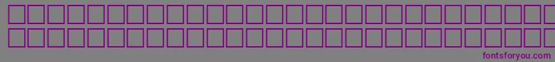 Fonte Mathsymbols1 – fontes roxas em um fundo cinza