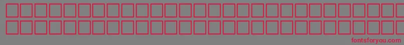 Mathsymbols1-fontti – punaiset fontit harmaalla taustalla