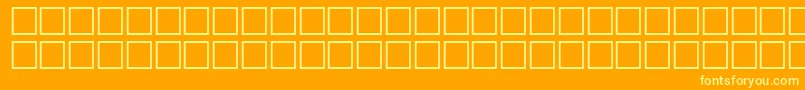 Mathsymbols1 Font – Yellow Fonts on Orange Background