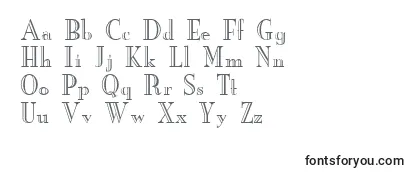 LakewoodEngraved Font