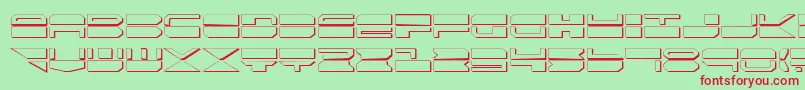Qmarks Font – Red Fonts on Green Background