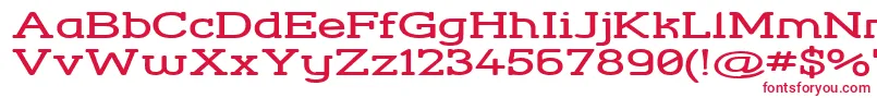 StreetCornerSlabExtend Font – Red Fonts