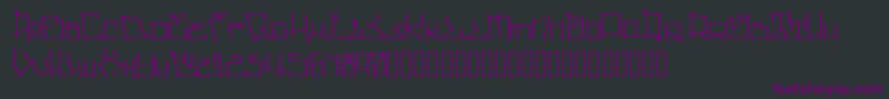 WllWritrScrpt Font – Purple Fonts on Black Background