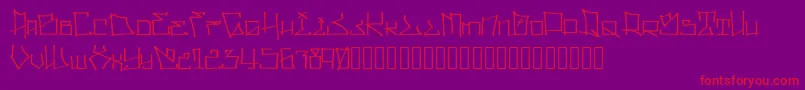 WllWritrScrpt Font – Red Fonts on Purple Background