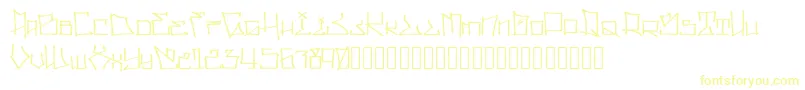 WllWritrScrpt-Schriftart – Gelbe Schriften