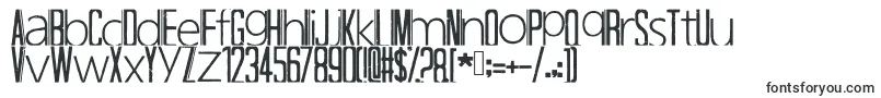 Шрифт Hapuyalikethatbiko – эродированные шрифты