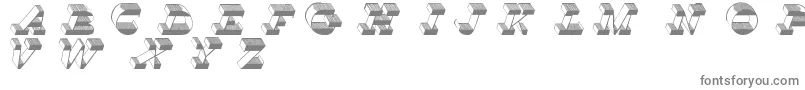 フォントTopView – 白い背景に灰色の文字