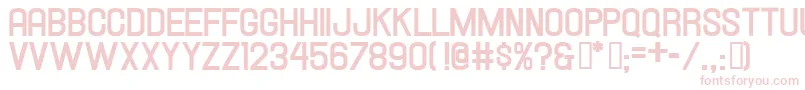 Hallandalebold Font – Pink Fonts on White Background