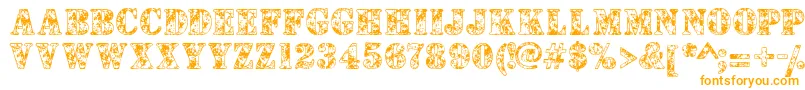 Camouflages Font – Orange Fonts