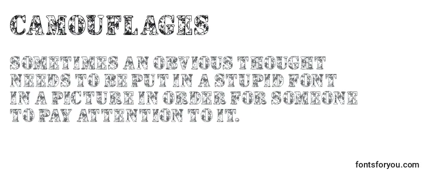Camouflages Font
