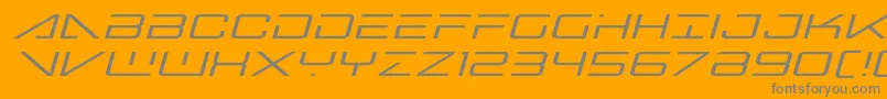 fuente Bansheepilotexpandital – Fuentes Grises Sobre Fondo Naranja