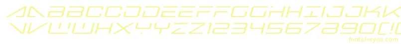 Bansheepilotexpandital Font – Yellow Fonts