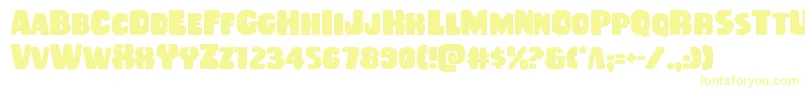 Rubberboy-Schriftart – Gelbe Schriften