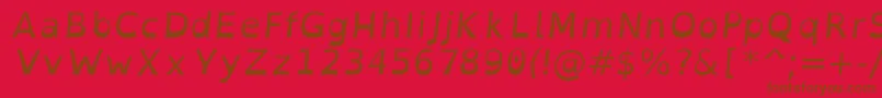 Подробнее о шрифте OpendyslexicItalic Шрифт OpendyslexicItalic – коричневые шрифты на красном фоне