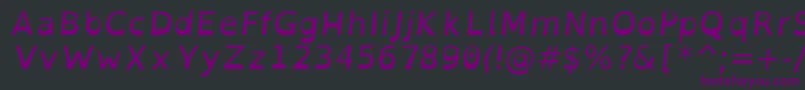 OpendyslexicItalic Font – Purple Fonts on Black Background