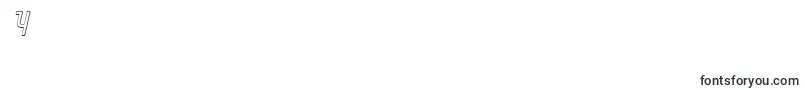 フォントMoonDart3DItalic – フォント数字4