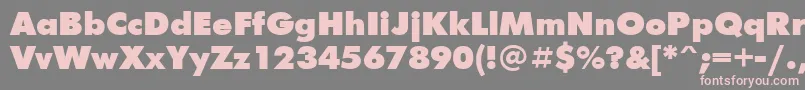 Futurisx Font – Pink Fonts on Gray Background