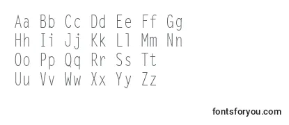 Обзор шрифта LettergothiccondRegular