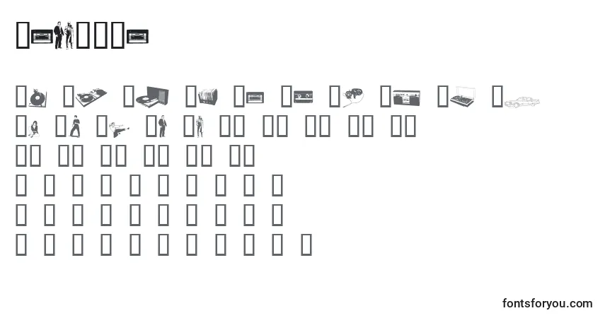 Шрифт Fenotype – алфавит, цифры, специальные символы