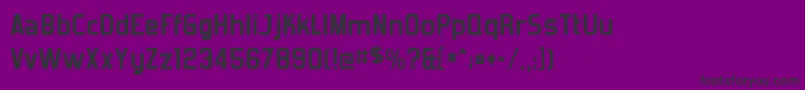 Forgottb Font – Black Fonts on Purple Background