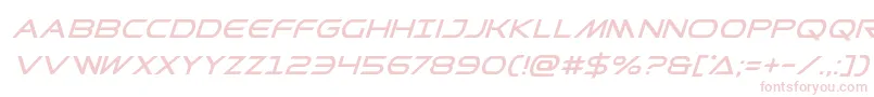 Prometheansuperital Font – Pink Fonts on White Background