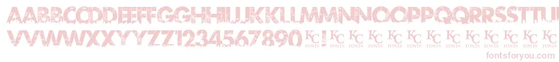 Urbanjungledemo Font – Pink Fonts on White Background