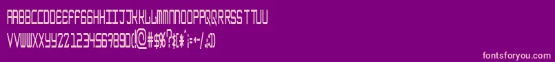 Шрифт EpicenterBoldthin – розовые шрифты на фиолетовом фоне