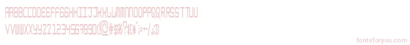 Шрифт EpicenterBoldthin – розовые шрифты на белом фоне