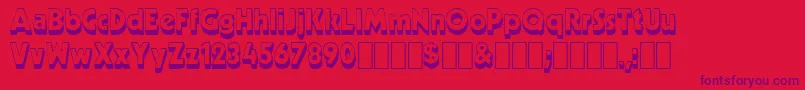 Neato1 Font – Purple Fonts on Red Background