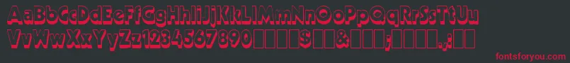 Neato1 Font – Red Fonts on Black Background