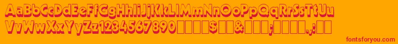 Neato1 Font – Red Fonts on Orange Background