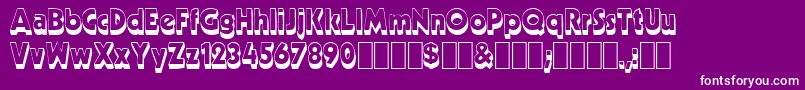 Neato1 Font – White Fonts on Purple Background