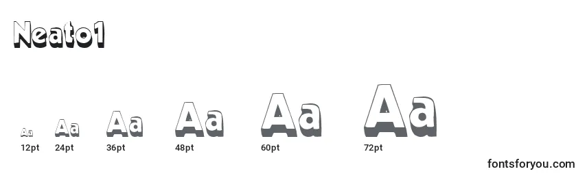 Neato1 Font Sizes