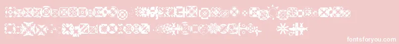 Ritualfour Font – White Fonts on Pink Background