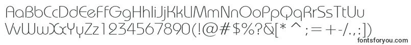 BauhausLightBt-Schriftart – Schriften für Xiaomi