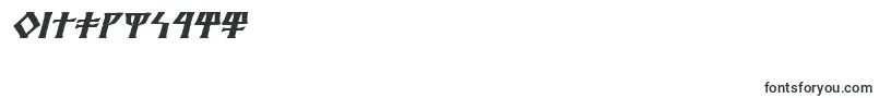KehdraiBoldItalic Font – Fonts for Numbers and Digits