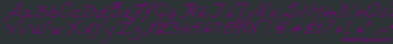 Подробнее о шрифте VestraRegular Шрифт VestraRegular – фиолетовые шрифты на чёрном фоне