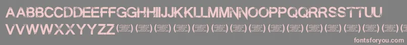 SummontheexecutionerRegula Font – Pink Fonts on Gray Background
