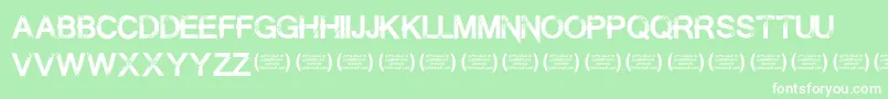 SummontheexecutionerRegula Font – White Fonts on Green Background